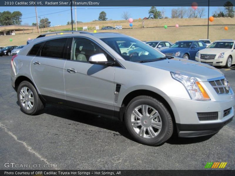 Radiant Silver / Titanium/Ebony 2010 Cadillac SRX V6