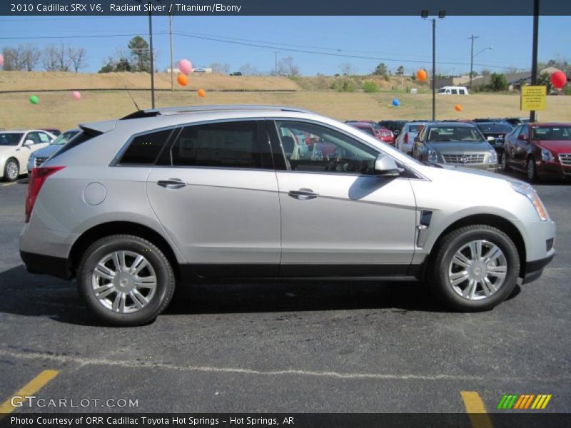 Radiant Silver / Titanium/Ebony 2010 Cadillac SRX V6