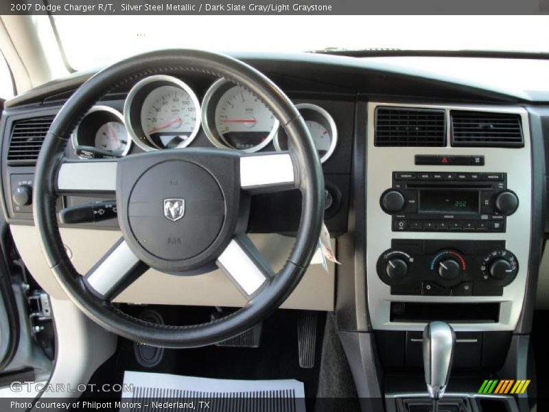 Silver Steel Metallic / Dark Slate Gray/Light Graystone 2007 Dodge Charger R/T