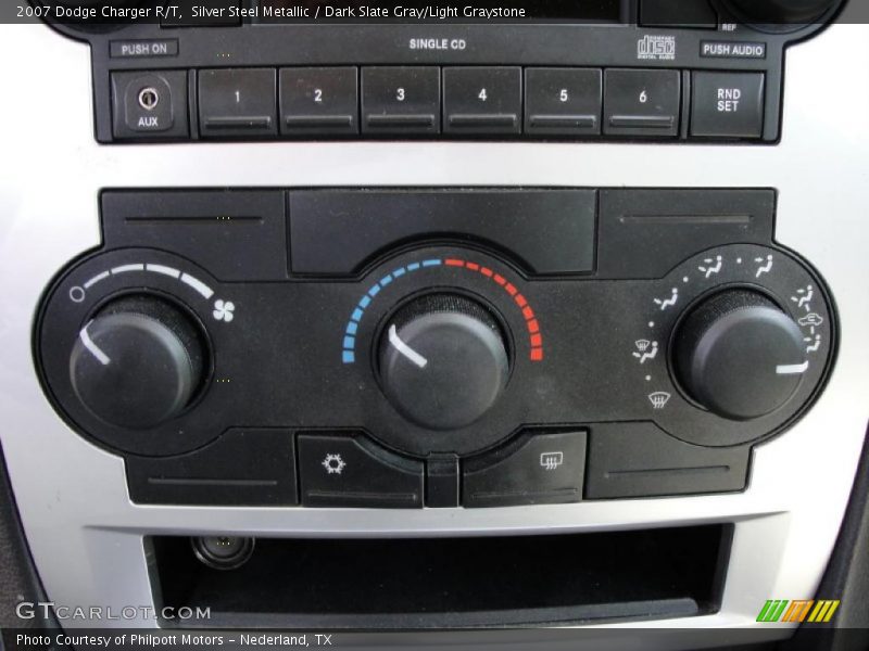 Silver Steel Metallic / Dark Slate Gray/Light Graystone 2007 Dodge Charger R/T