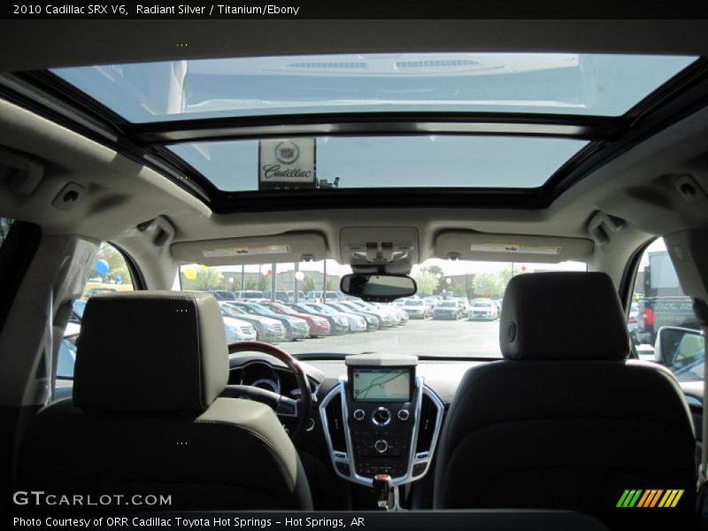 Radiant Silver / Titanium/Ebony 2010 Cadillac SRX V6