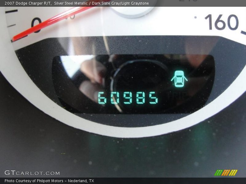 Silver Steel Metallic / Dark Slate Gray/Light Graystone 2007 Dodge Charger R/T