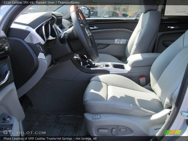 Radiant Silver / Titanium/Ebony 2010 Cadillac SRX V6