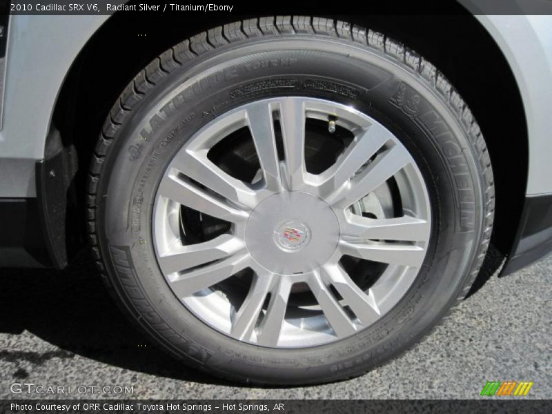 Radiant Silver / Titanium/Ebony 2010 Cadillac SRX V6