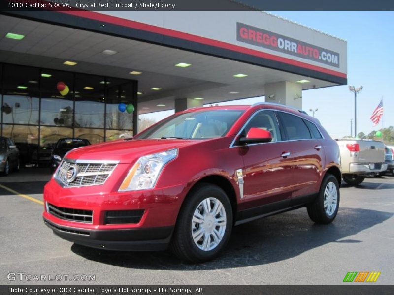 Crystal Red Tintcoat / Shale/Ebony 2010 Cadillac SRX V6
