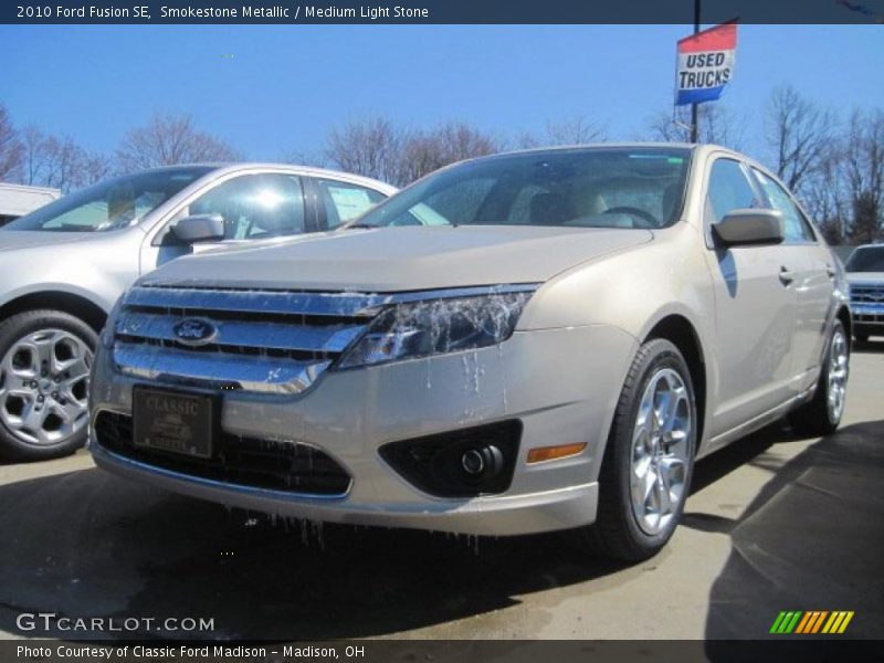 Smokestone Metallic / Medium Light Stone 2010 Ford Fusion SE