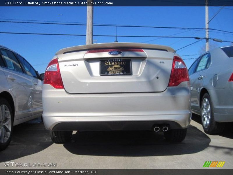 Smokestone Metallic / Medium Light Stone 2010 Ford Fusion SE