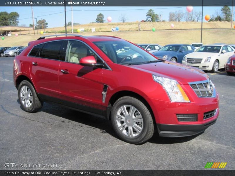 Crystal Red Tintcoat / Shale/Ebony 2010 Cadillac SRX V6
