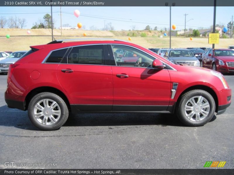 Crystal Red Tintcoat / Shale/Ebony 2010 Cadillac SRX V6