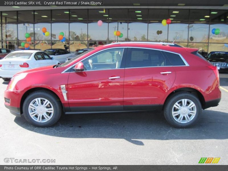 Crystal Red Tintcoat / Shale/Ebony 2010 Cadillac SRX V6