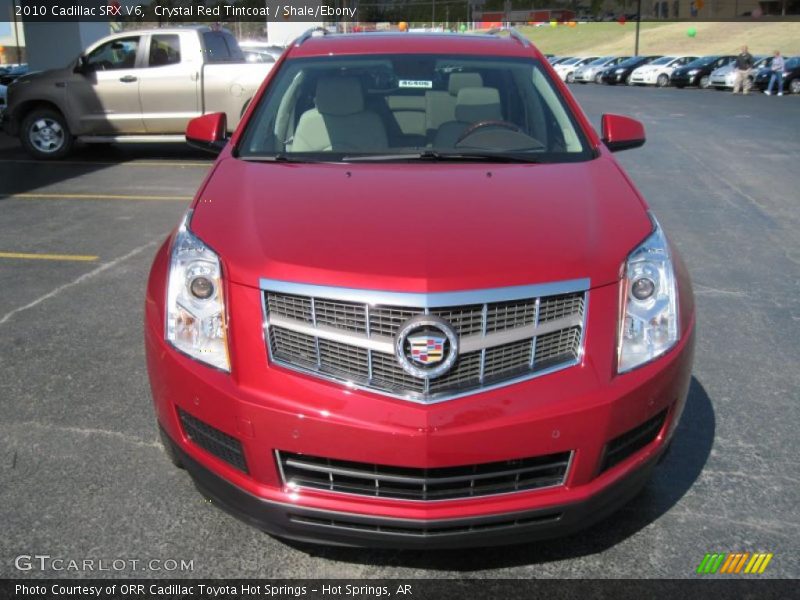 Crystal Red Tintcoat / Shale/Ebony 2010 Cadillac SRX V6