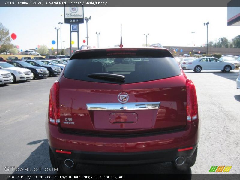 Crystal Red Tintcoat / Shale/Ebony 2010 Cadillac SRX V6