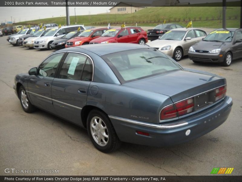 Titanium Blue Metallic / Medium Gray 2001 Buick Park Avenue