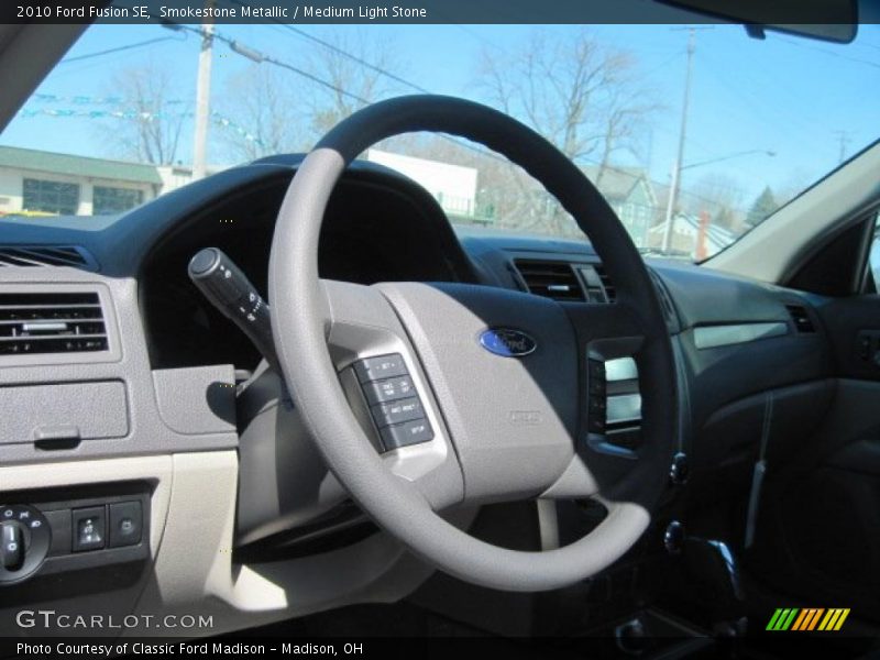 Smokestone Metallic / Medium Light Stone 2010 Ford Fusion SE