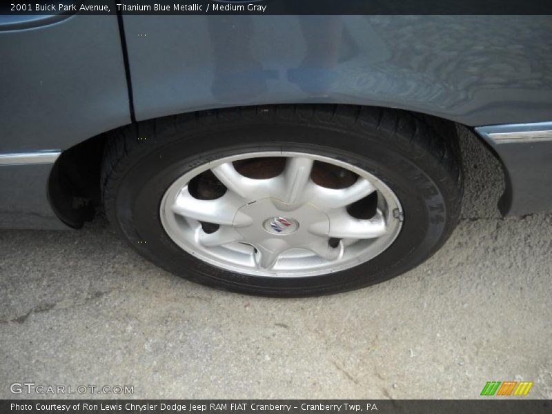 Titanium Blue Metallic / Medium Gray 2001 Buick Park Avenue