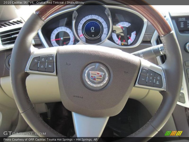 Crystal Red Tintcoat / Shale/Ebony 2010 Cadillac SRX V6