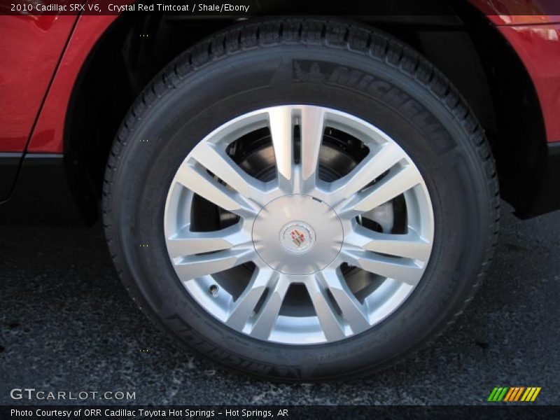 Crystal Red Tintcoat / Shale/Ebony 2010 Cadillac SRX V6