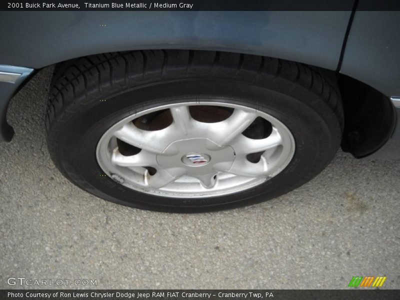 Titanium Blue Metallic / Medium Gray 2001 Buick Park Avenue