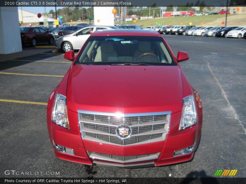 Crystal Red Tintcoat / Cashmere/Cocoa 2010 Cadillac CTS 3.6 Sedan