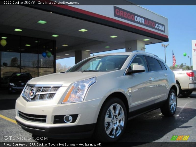 Gold Mist / Shale/Brownstone 2010 Cadillac SRX V6