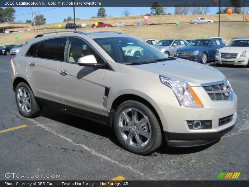Gold Mist / Shale/Brownstone 2010 Cadillac SRX V6