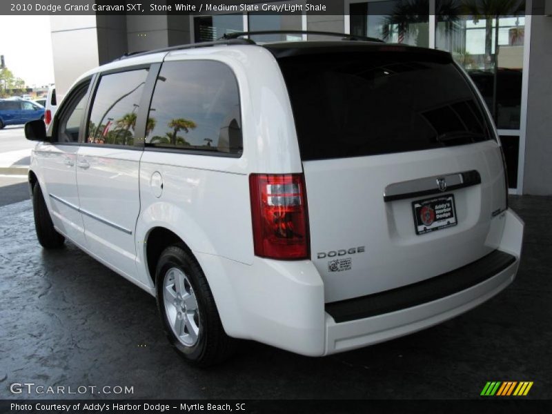 Stone White / Medium Slate Gray/Light Shale 2010 Dodge Grand Caravan SXT