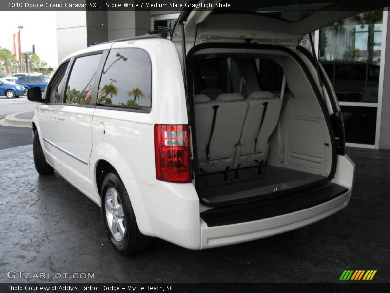 Stone White / Medium Slate Gray/Light Shale 2010 Dodge Grand Caravan SXT