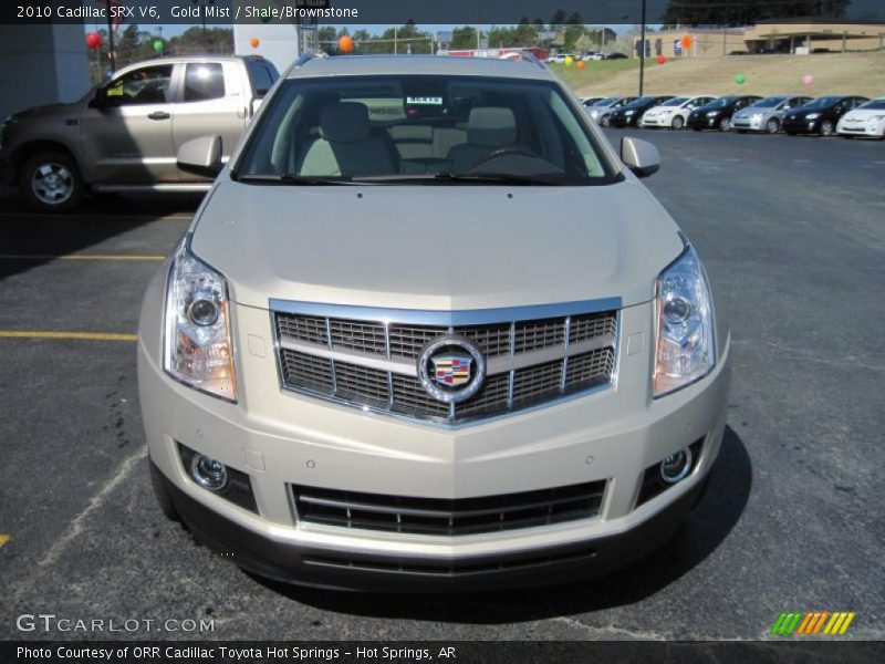 Gold Mist / Shale/Brownstone 2010 Cadillac SRX V6