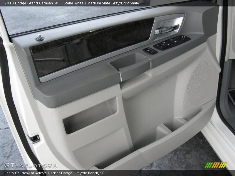 Stone White / Medium Slate Gray/Light Shale 2010 Dodge Grand Caravan SXT