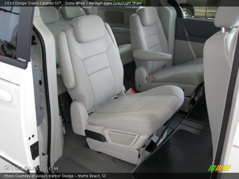 Stone White / Medium Slate Gray/Light Shale 2010 Dodge Grand Caravan SXT
