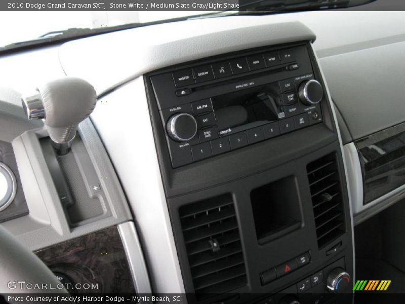 Stone White / Medium Slate Gray/Light Shale 2010 Dodge Grand Caravan SXT