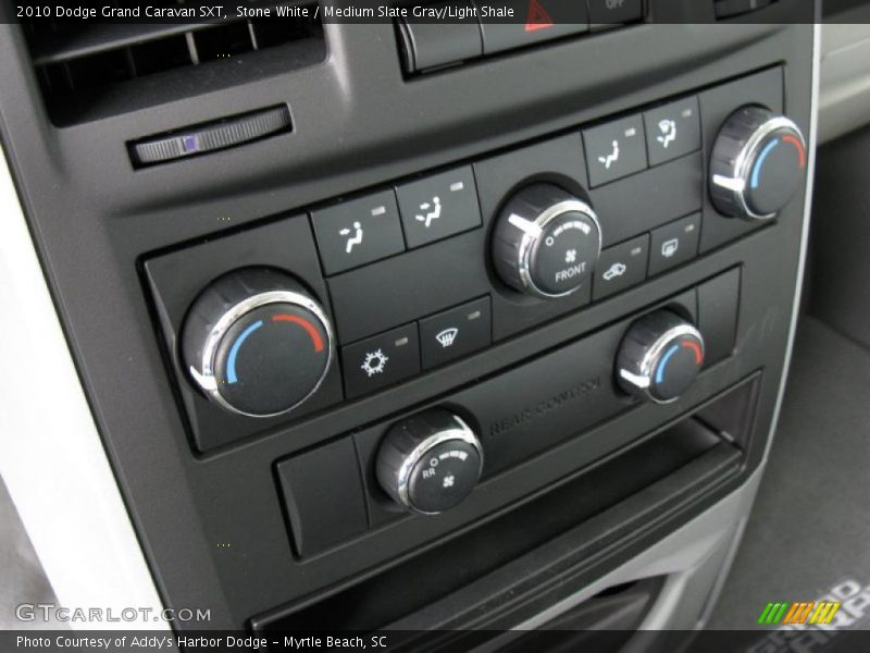 Stone White / Medium Slate Gray/Light Shale 2010 Dodge Grand Caravan SXT