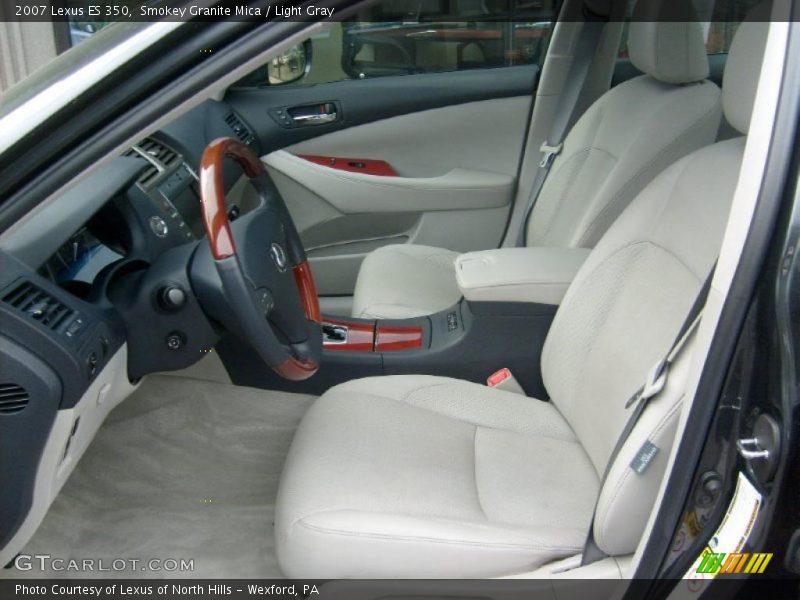 Smokey Granite Mica / Light Gray 2007 Lexus ES 350