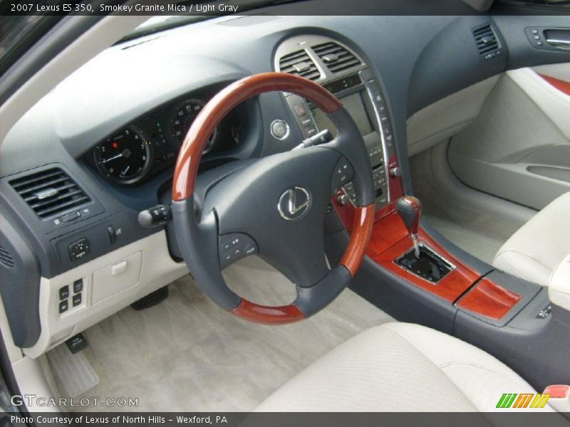 Smokey Granite Mica / Light Gray 2007 Lexus ES 350