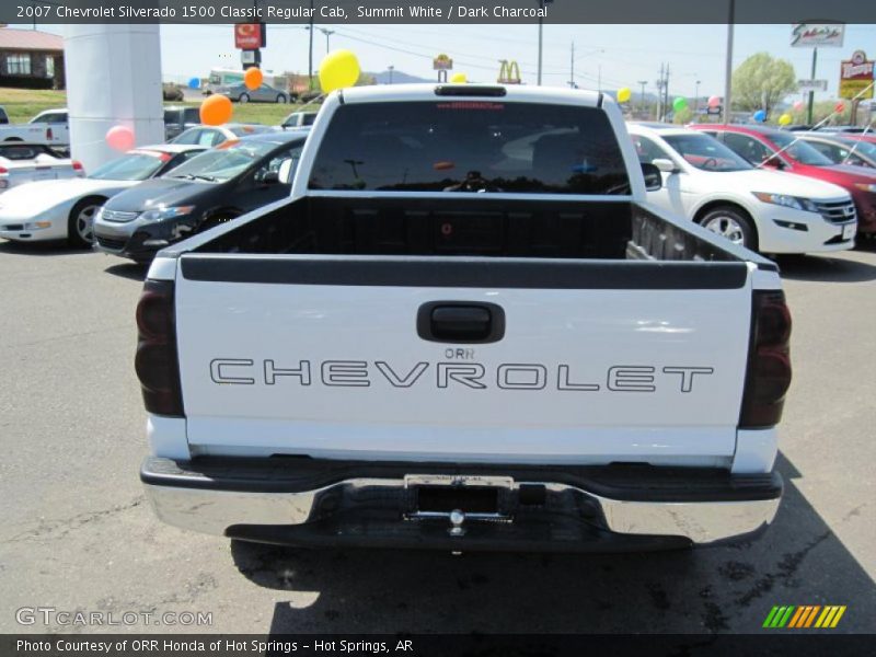 Summit White / Dark Charcoal 2007 Chevrolet Silverado 1500 Classic Regular Cab