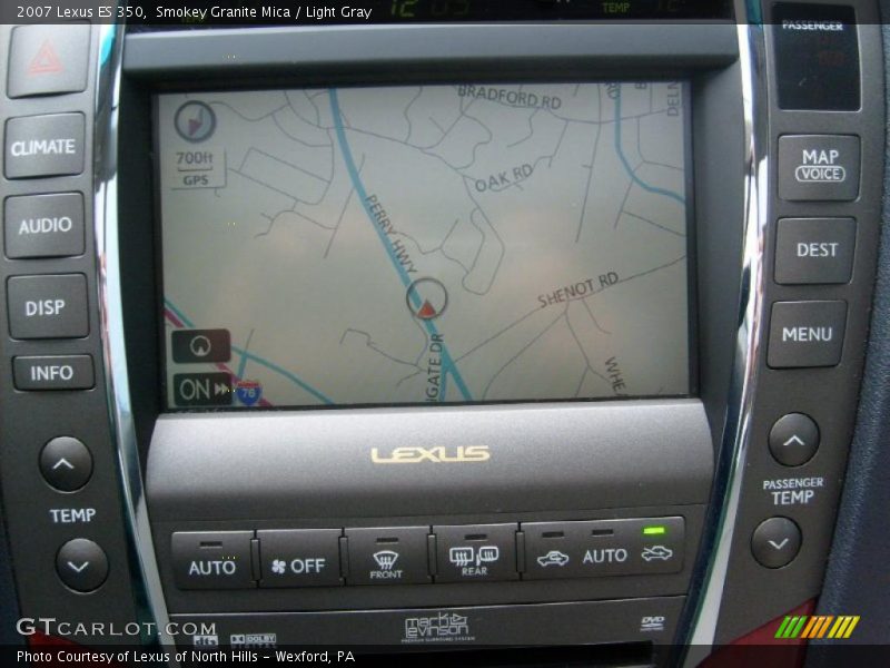 Smokey Granite Mica / Light Gray 2007 Lexus ES 350