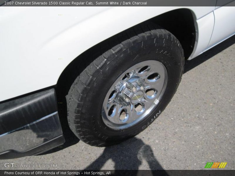 Summit White / Dark Charcoal 2007 Chevrolet Silverado 1500 Classic Regular Cab