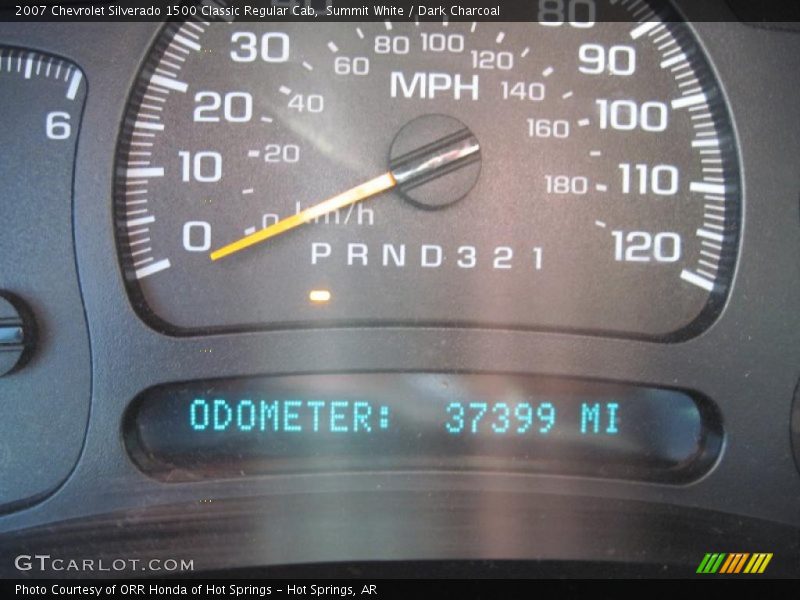 Summit White / Dark Charcoal 2007 Chevrolet Silverado 1500 Classic Regular Cab