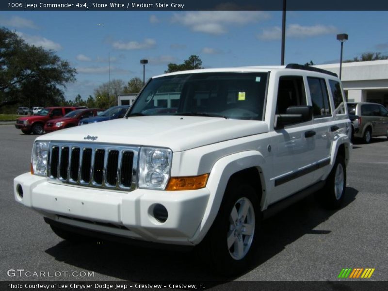 Stone White / Medium Slate Gray 2006 Jeep Commander 4x4
