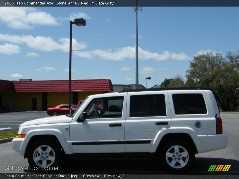 Stone White / Medium Slate Gray 2006 Jeep Commander 4x4