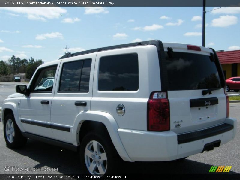 Stone White / Medium Slate Gray 2006 Jeep Commander 4x4
