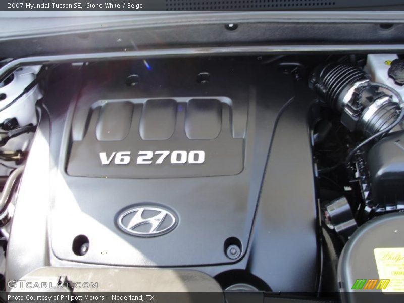 Stone White / Beige 2007 Hyundai Tucson SE