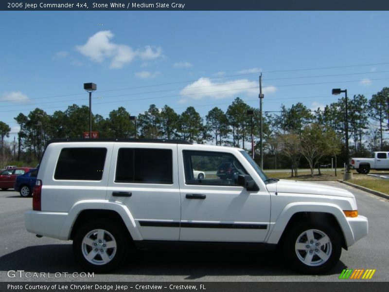 Stone White / Medium Slate Gray 2006 Jeep Commander 4x4
