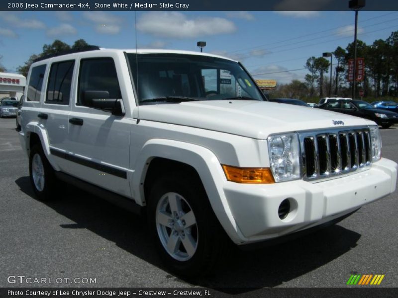 Stone White / Medium Slate Gray 2006 Jeep Commander 4x4