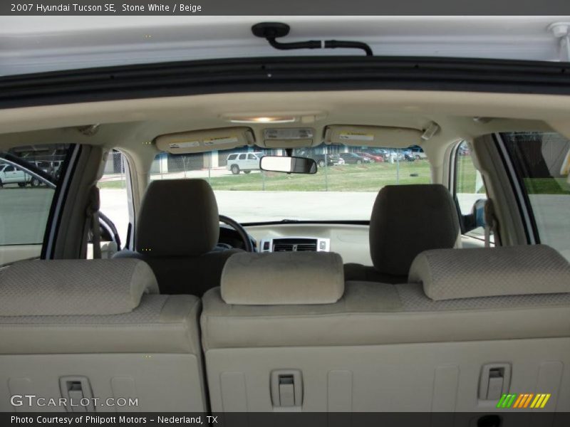 Stone White / Beige 2007 Hyundai Tucson SE