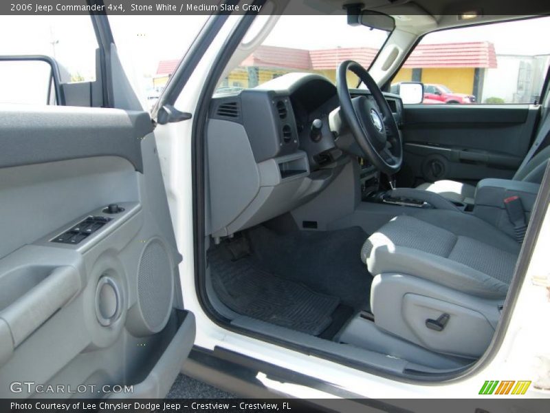 Stone White / Medium Slate Gray 2006 Jeep Commander 4x4