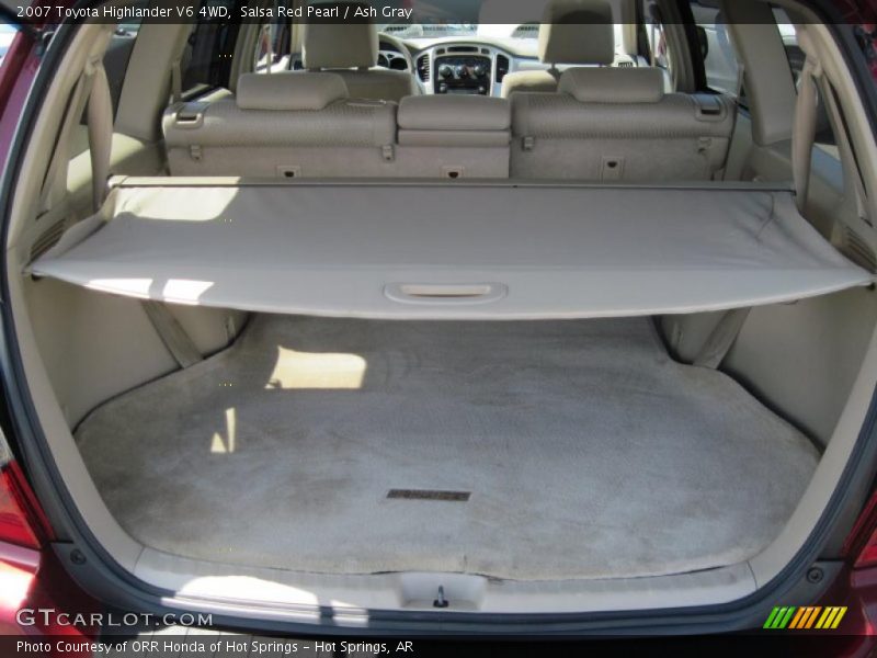 Salsa Red Pearl / Ash Gray 2007 Toyota Highlander V6 4WD