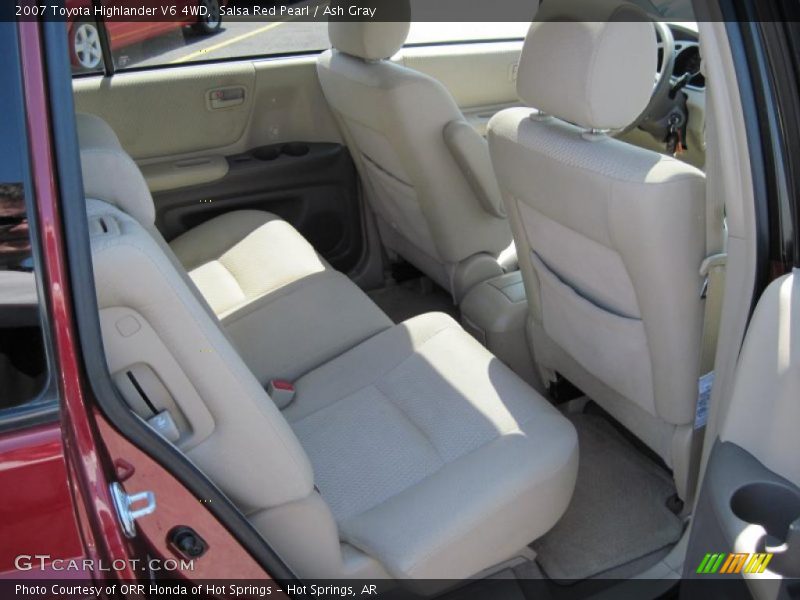 Salsa Red Pearl / Ash Gray 2007 Toyota Highlander V6 4WD
