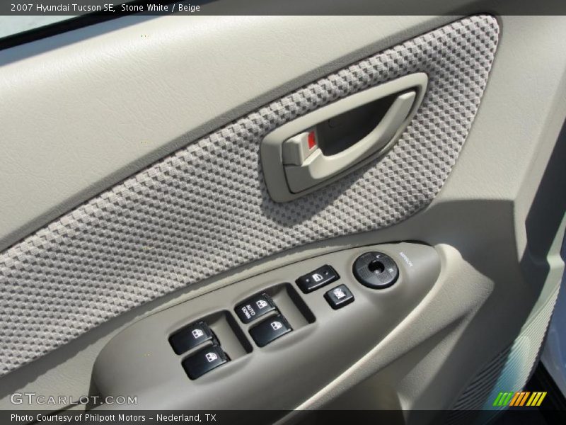 Stone White / Beige 2007 Hyundai Tucson SE