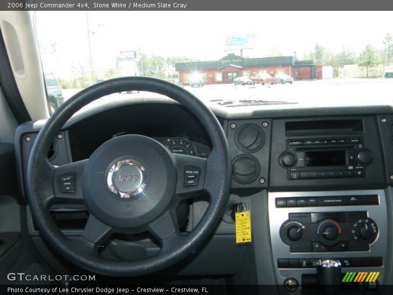 Stone White / Medium Slate Gray 2006 Jeep Commander 4x4